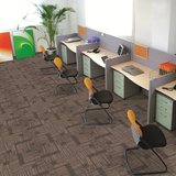 办公室满铺方块地毯块毯会议室特价花纹现代酒店经理室PVC底工程