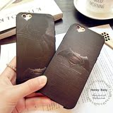 蝙蝠侠iphone6s手机壳苹果6plus防尘硅胶保护套6s浮雕情侣手机壳