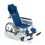 三贵Miki手动轮椅车 MSL-T(22) 全躺轮椅残疾人老人轮胎免充气DF