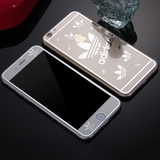 苹果6钢化玻璃膜iphone6手机贴膜前后全屏镜面彩膜4.7/5.5寸plus