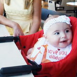 加拿大进口guzzie guss儿童外出折叠便携式餐椅宝宝座椅婴儿坐椅