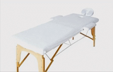 折叠床按摩床实木可升降SPA理疗床床罩便携式铝制