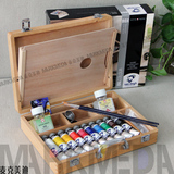 包邮 进口荷兰凡高油画颜料Van Gogh 10色高档梵高油画套装木盒