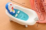 可爱韩国创意浴缸造型沥水肥皂盒kitty 叮当家居卡通浴缸