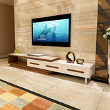希尔兰卡钢化玻璃电视柜简约现代伸缩组合客厅大小户型电视柜家具