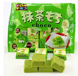 日本进口休闲甜品零食 松尾抹茶味QQ年糕夹心糯米糍小方块巧克力