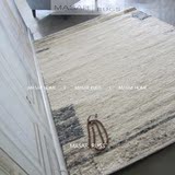 MASAR玛撒 德国地毯 进口块毯 米色 现代风格 MRS-7 羊毛毯 手工