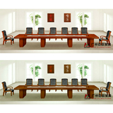 迈欧家具 高级大型实木会议桌办公桌商务会议会客接待时尚会议台