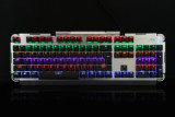 狼途ZL200机械键盘 台式电脑有线背光发光青轴游戏键盘