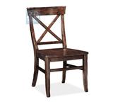 美式实木高档餐椅休闲家用餐椅田园风格榫卯结构木腊油饰面红孩儿