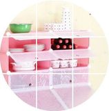 柜塑料防沥水特大零食柜子简易橱柜组合碗柜带盖厨房柜不锈钢储物
