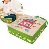 德瑞儿童餐椅增高坐垫 宝宝便携式座垫卡通皮质 可调节包邮