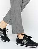 英国代购 New Balance 410 女 时尚 黑色轻便舒适系带运动女鞋