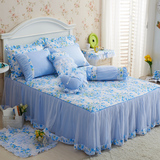 送枕套可爱女韩式公主风床套床罩床裙单件床罩蕾丝床群床头罩夏季