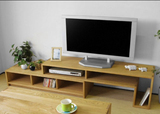 慕尚橡木家具现代简约转角伸缩日式白橡木实木组合电视柜 纯木柜