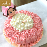 烘焙装饰 娃娃泡泡浴蛋糕专用裸娃蛋糕装饰配件翻糖蛋糕模具 多色