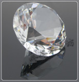 12CM透明精品水晶钻石玻璃钻石柜台水晶饰品摆件母亲节礼物送女友