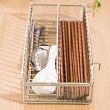 304厨房置物架消毒柜筷子筒不锈钢筷子笼餐具收纳筷子盒双沥水架