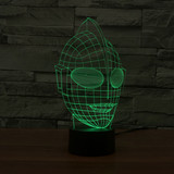 创意礼品 外贸新款奥特曼3D灯 七彩触控LED视觉灯氛围台灯生日