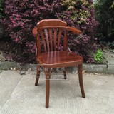 实木餐椅 牛角椅  仿古实木餐椅 总统椅 肯尼迪餐厅 厂家直销