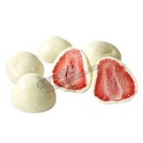 香港代购/日本进口无印良品MUJI原粒草莓夹心白巧克力零食糖果50g