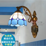 蒂凡尼灯走廊镜前浴室简约现代地中海风格美人鱼树脂阳台床头壁灯