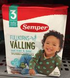 菲菲瑞典直邮 森宝semper 三岁 婴幼儿 燕麦谷物奶粉 有现货 包邮