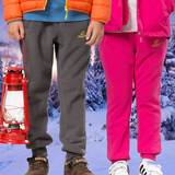 探拓者2015冬儿童北极绒抓绒裤加厚保暖男女童户外运动裤PW5123