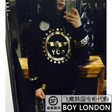 【韩国顺丰包邮直发】正品代购  BOY LONDON 情侣卫衣 B61HD01