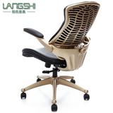 人体工学电脑椅家用学生职员办公椅简约时尚转椅绒布皮革椅子凳子
