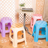 方凳圆凳板凳换鞋凳高凳餐桌椅子登子小櫈子塑料凳子家用加厚成人