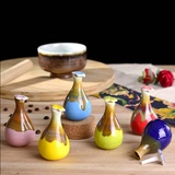 景德镇陶瓷器美容专用精油瓶香薰香水瓶创意SPA壶小花插花瓶60ml