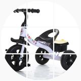 小三轮车自行车小孩脚踏车简易发泡轮免充气带斗2-5儿童岁玩具车