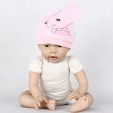0-3-6个月秋冬初生婴儿帽子胎帽 保暖加厚纯棉韩国新儿生宝宝帽子