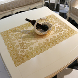 欧式PVC桌布防水防油免洗茶几垫布餐桌布台布长方形桌垫
