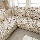 四季沙发垫布艺欧式防滑沙发套时尚实木坐垫简约现代沙发巾沙发罩
