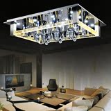 客厅灯长方形吸顶灯创意气泡柱水晶灯现代简约LED节能卧室餐厅