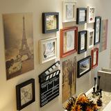 欧式古典客厅卧室乔尔乔内艺术照片墙相框墙创意房间挂墙相框组合