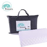 YANAPA泰国直供进口成人乳胶枕头拎袋装颈椎枕保健枕含枕套保税区