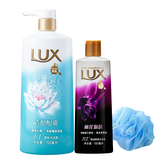 LUX力士沐浴露清盈悦爽沐浴乳720ml+幽莲魅肤180ml精油香氛沐浴露