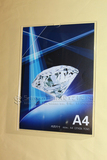 定制A3A4亚克力插页封套 挂墙有机玻璃画框相框 海报标识牌宣传牌