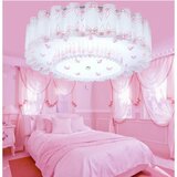 LED吸顶灯温馨浪漫简洁圆形主卧客厅卧室灯带遥控E3P