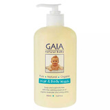 澳洲代购 GAIA天然婴儿宝宝Hair+Body Wash洗发沐浴露二合一500ml