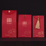 菲寻 中国风个性喜糖盒子创意中式喜糖盒  可装烟糖果盒包装纸盒