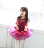 儿童芭蕾舞裙女童蕾丝舞蹈裙幼儿演出服装六一演出服蓬蓬裙纱裙