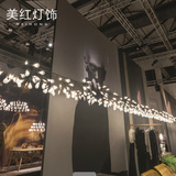 设计师moooi后现代创意客厅餐厅卧室酒店艺术萤火虫树枝led吊灯