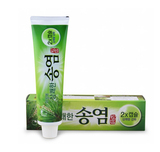 韩国进口正品 爱茉莉 松盐美白牙膏 去口臭 超大管 140g