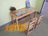 实木儿童学习桌书桌写字台 办公桌电脑桌桌椅组合松木简约 可定制