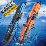 涂鸦款防水渔具包1.2/1.25米鱼竿包硬壳二/三层钓鱼杆包鱼具竿包