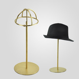 帽托展架 不锈钢帽子展示架 帽展架 帽托架子 帽子展示道具LL1120